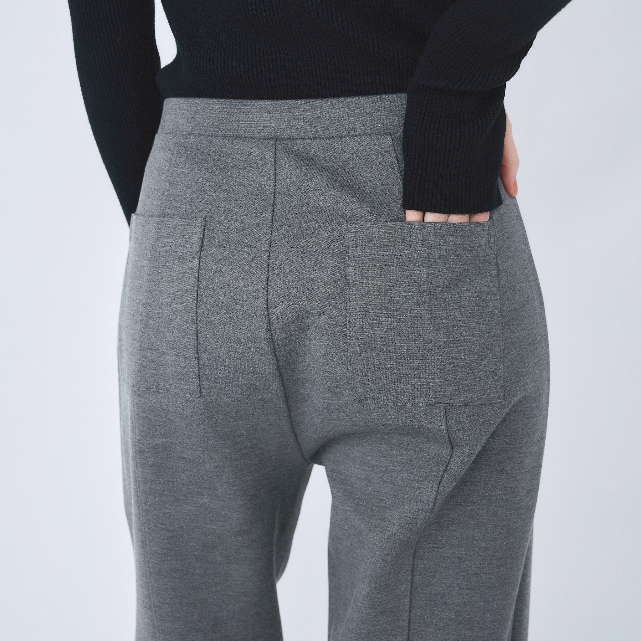 Brushedストレートパンツ