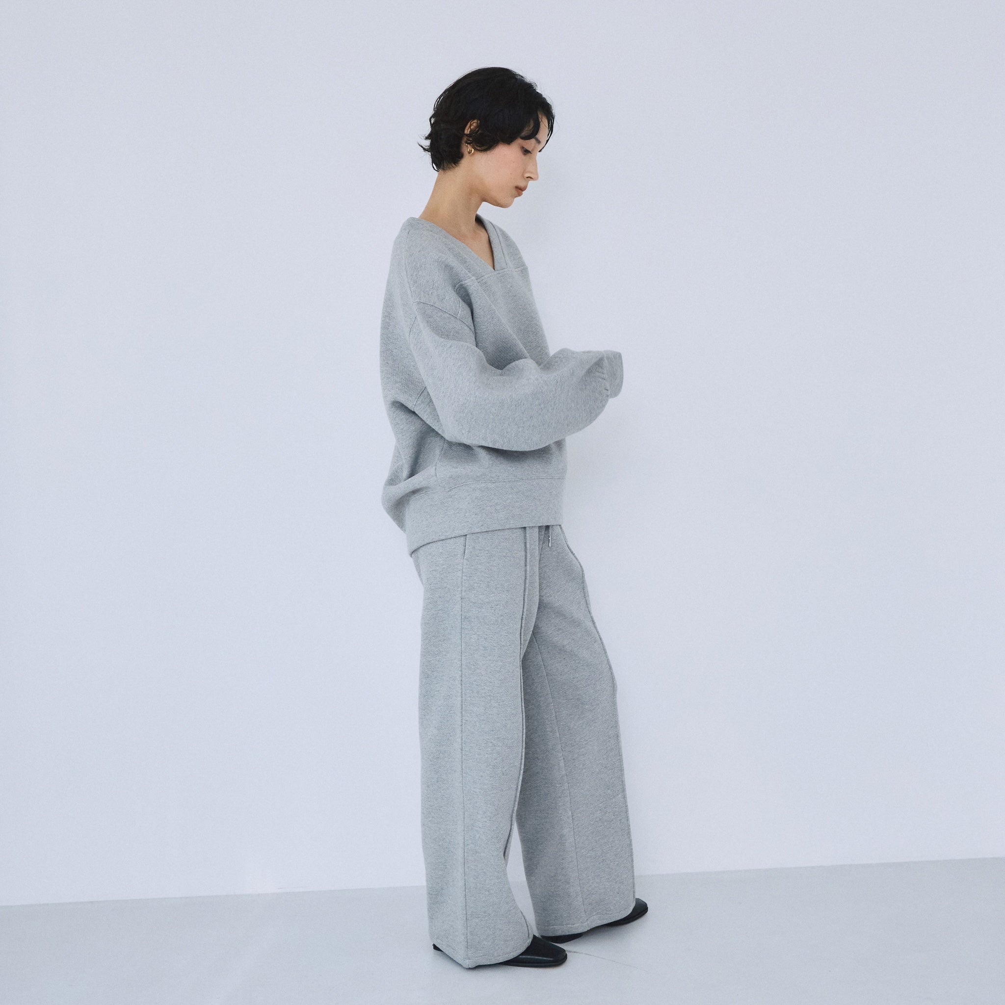 メッシュSweatストレートパンツ