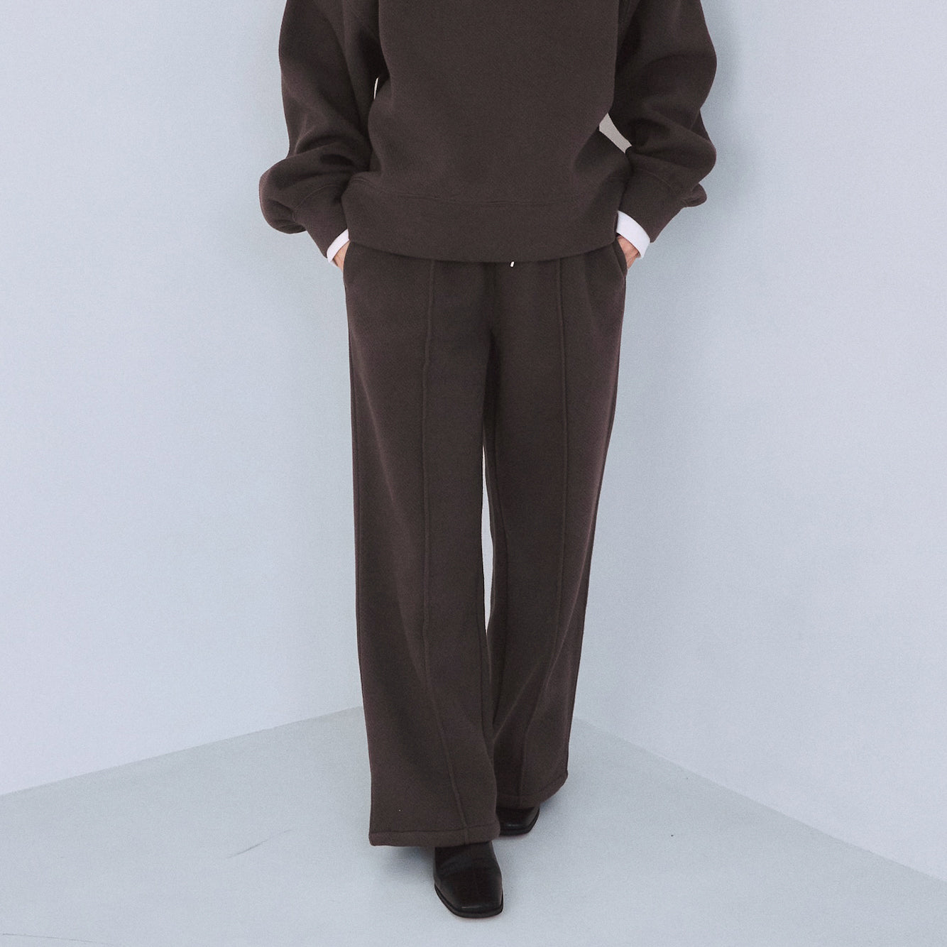 メッシュSweatストレートパンツ