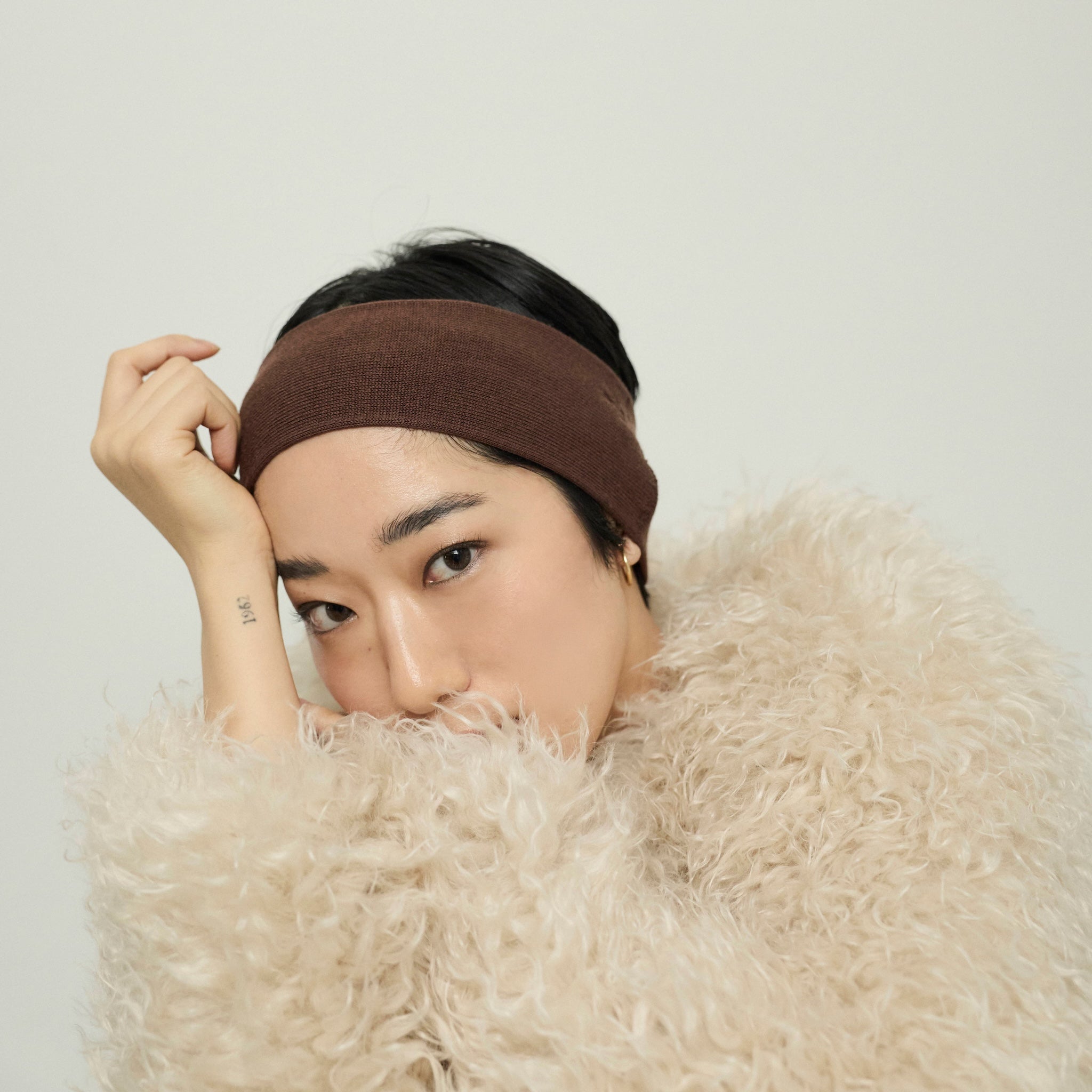 collab Cloudy Fit Knit Turban