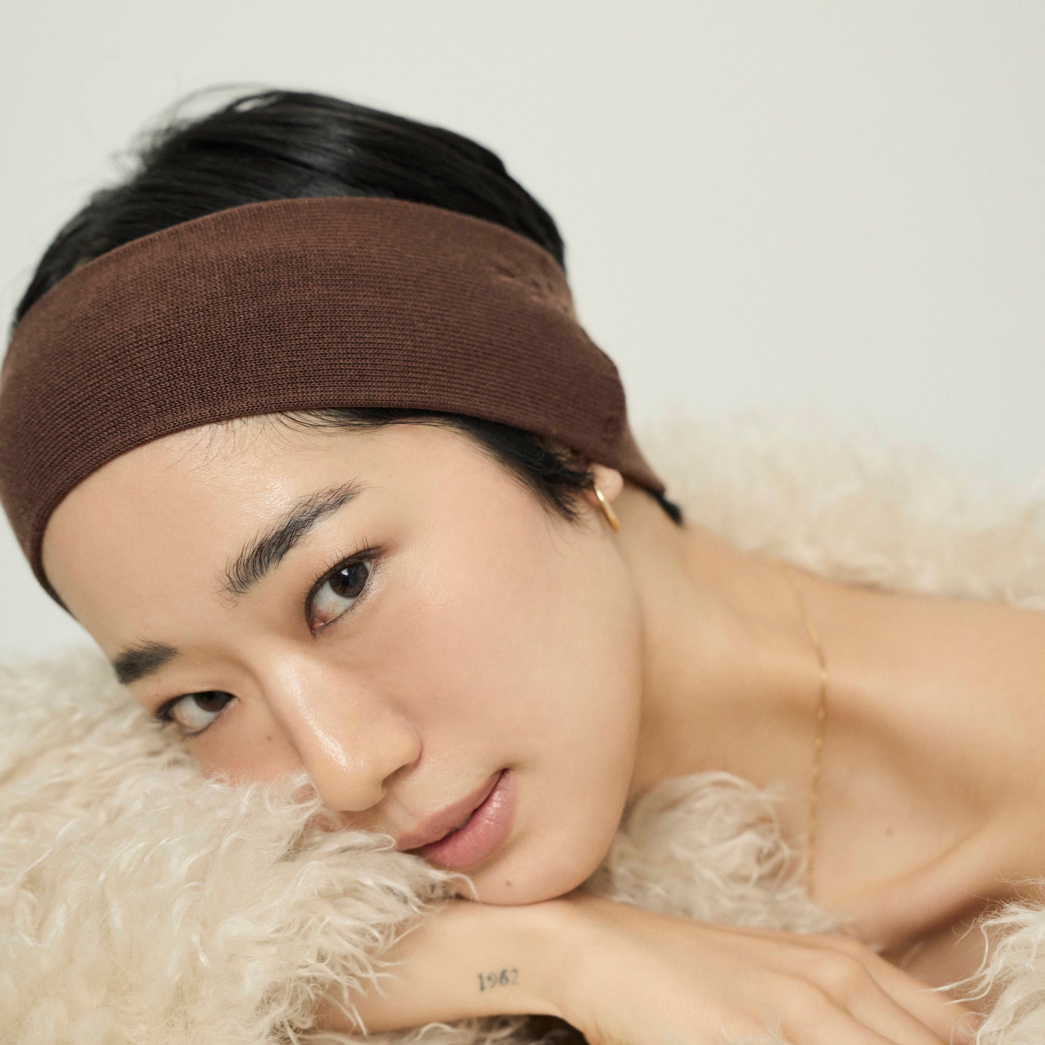 collab Cloudy Fit Knit Turban