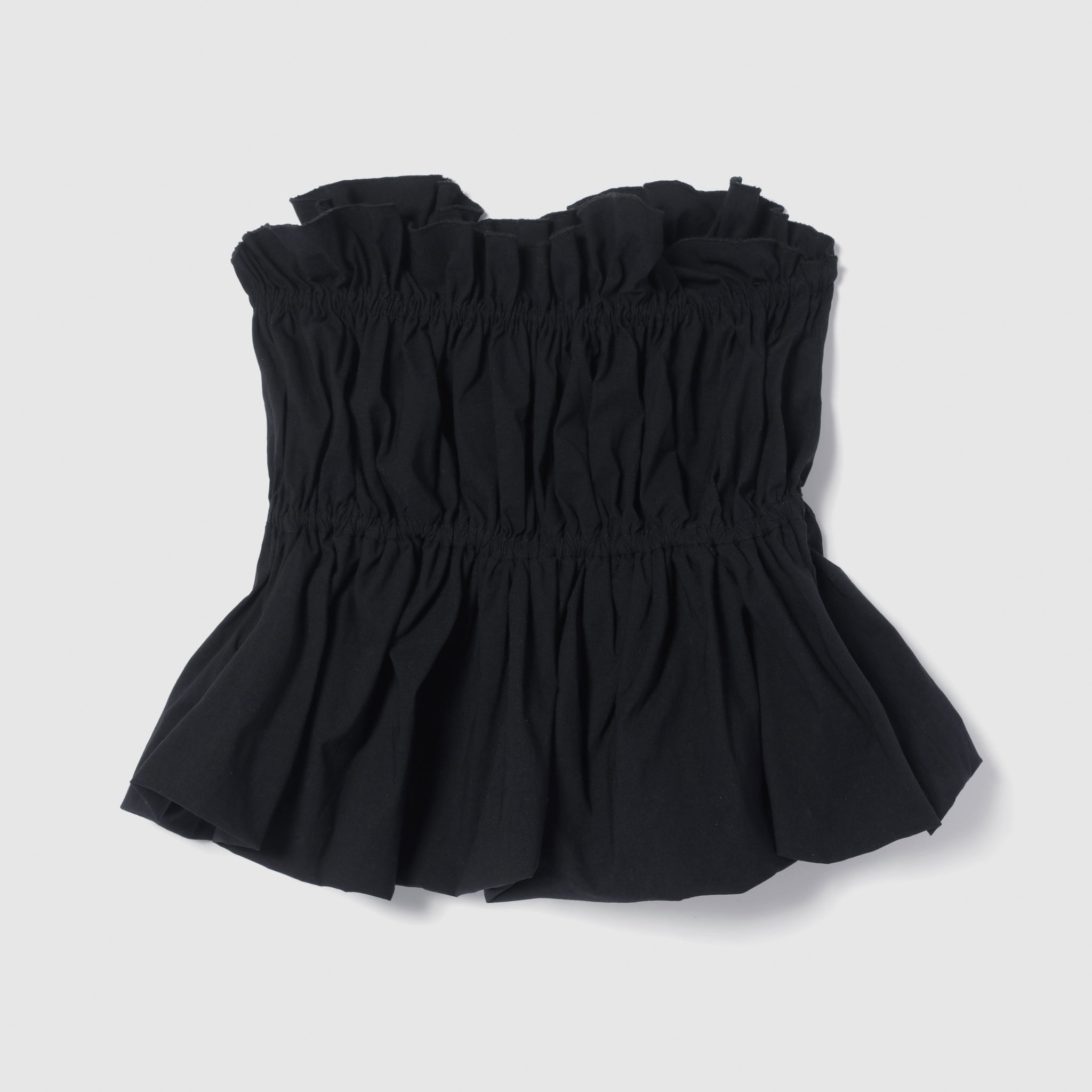 Curve Frill Balloon Layered Bustier
