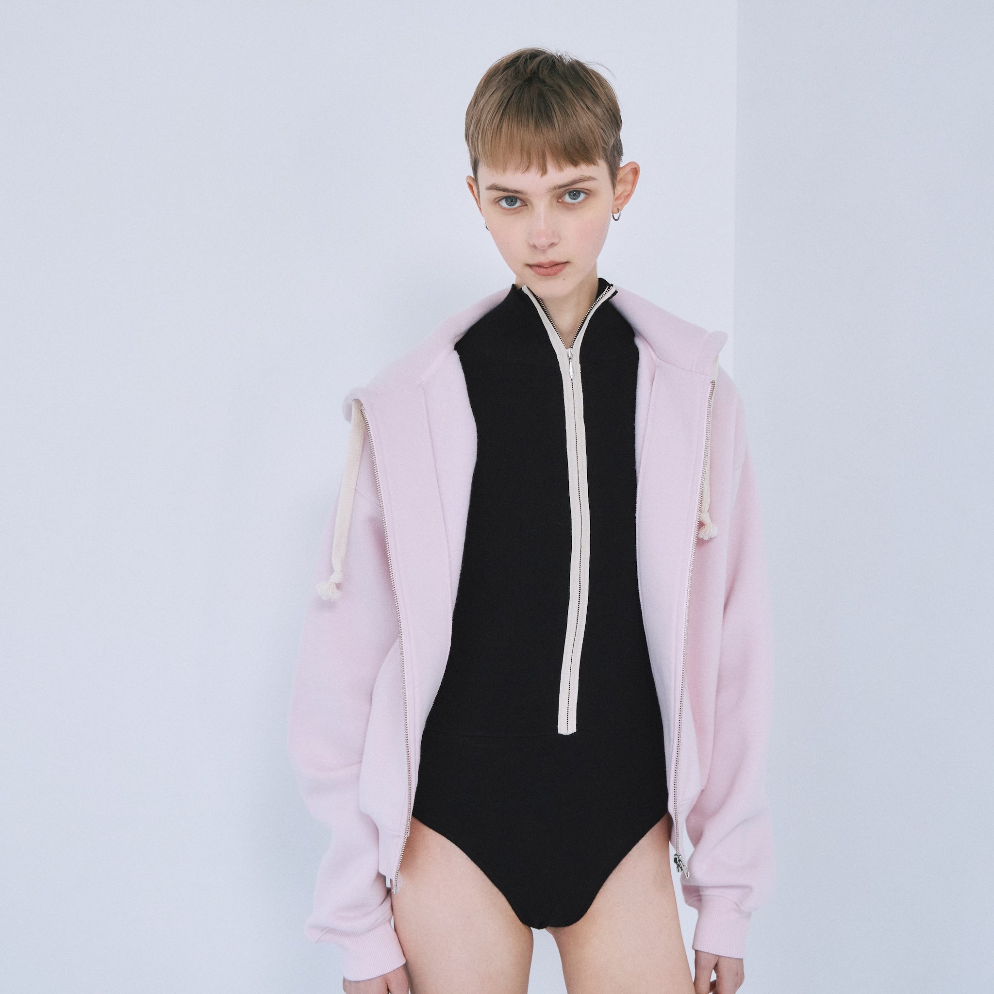 Back Hole Two-Color Body Suit