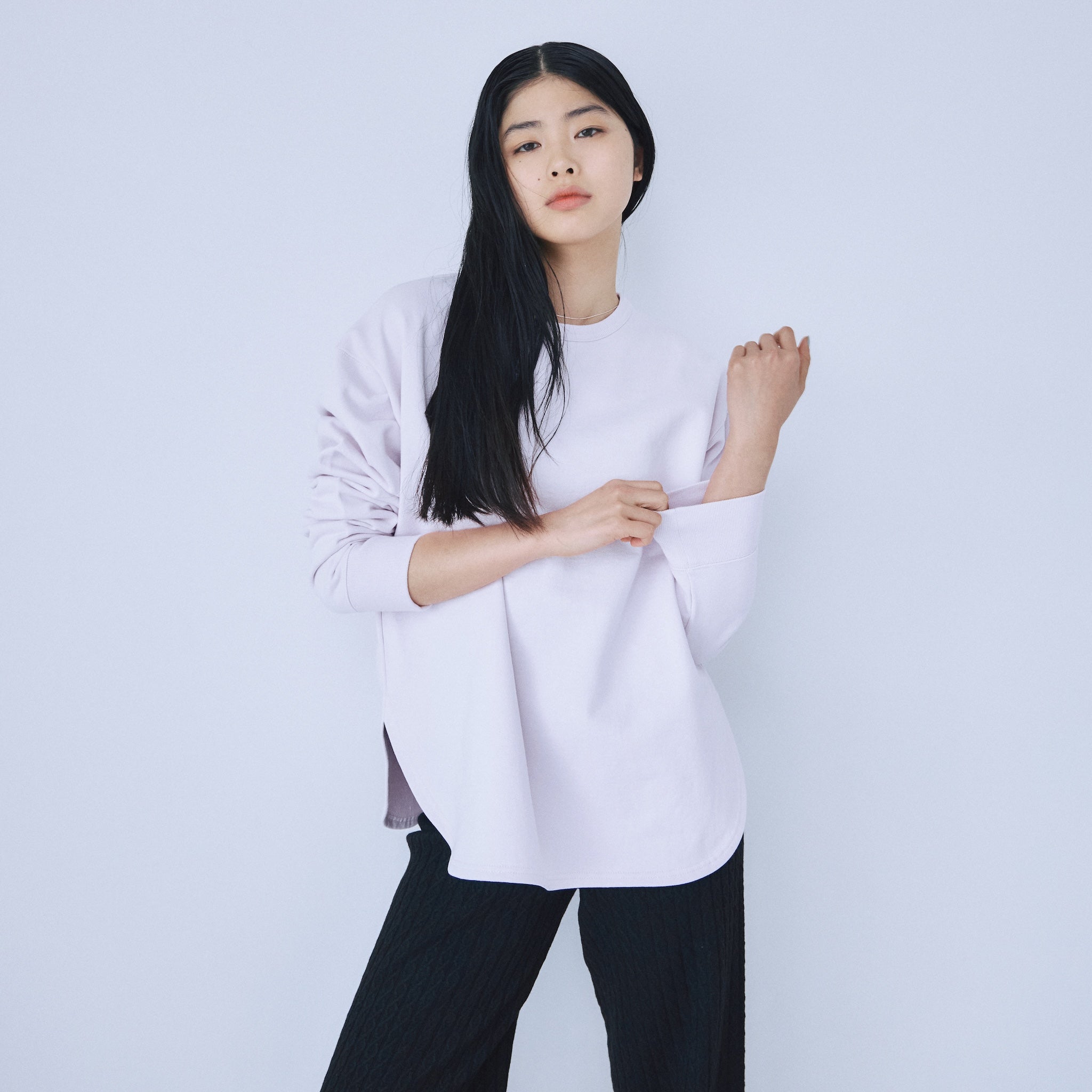 Heavy OZ Sweat round hem pullover