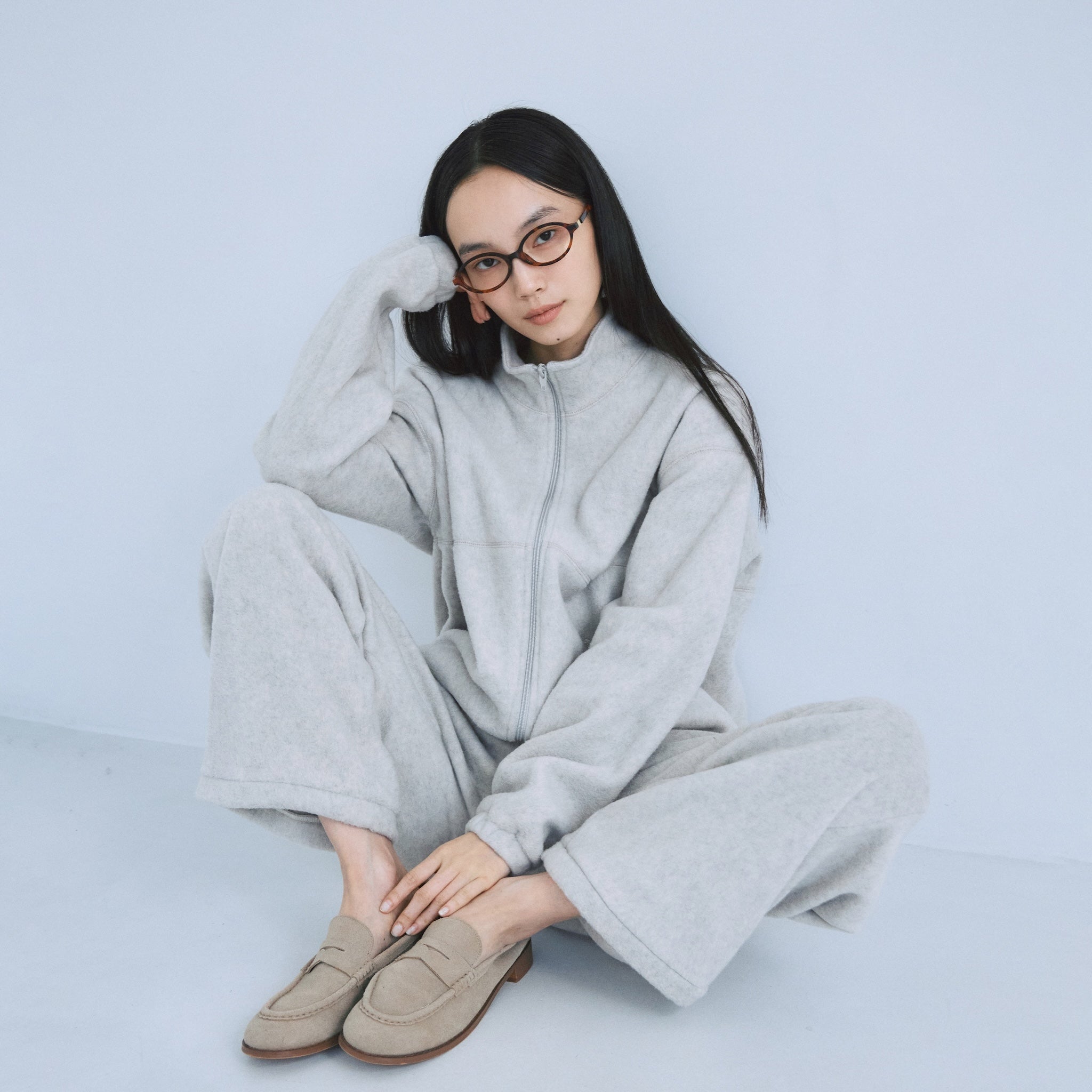 CozyフリースZipパーカー