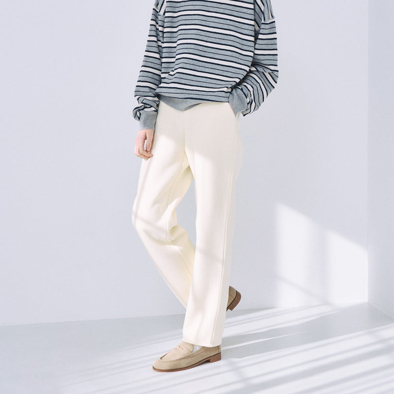 Volume Sweat ストレートパンツ