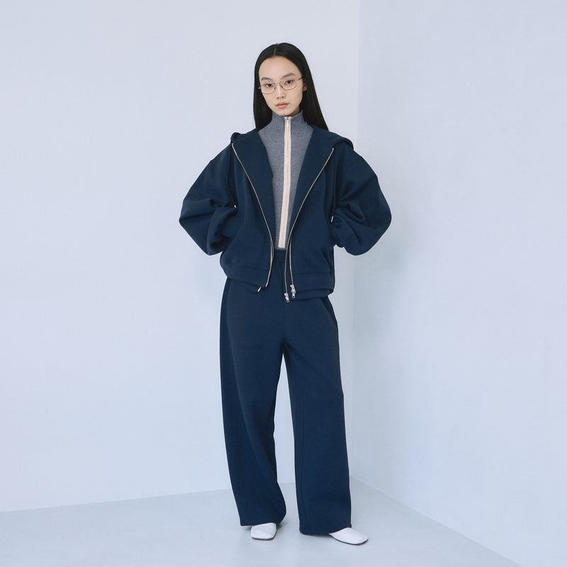 Softポンチバレルレッグパンツ