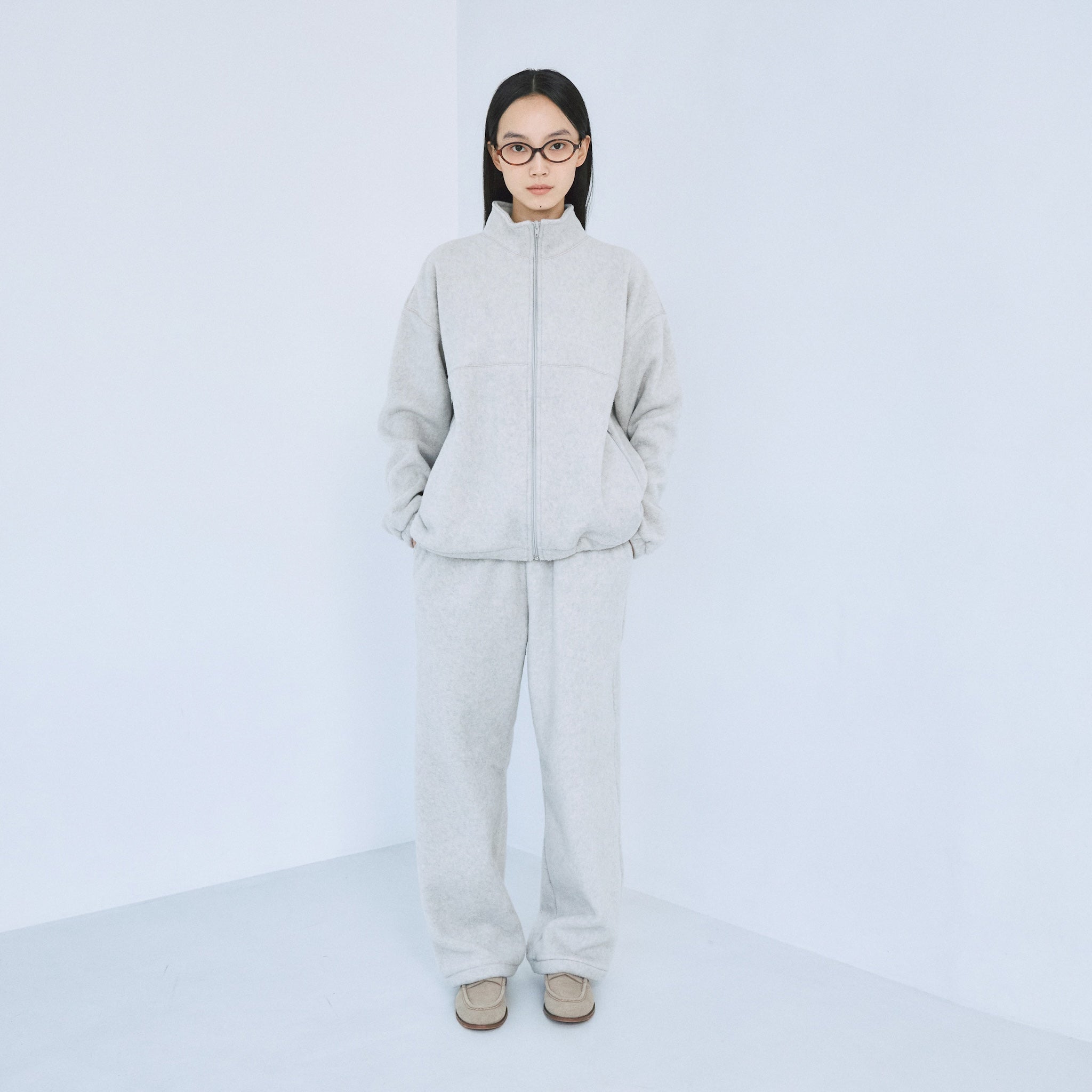 【美品】DECEMBERMAY Cozy フリースパンツ／L Cozyフリースリラックスパンツ