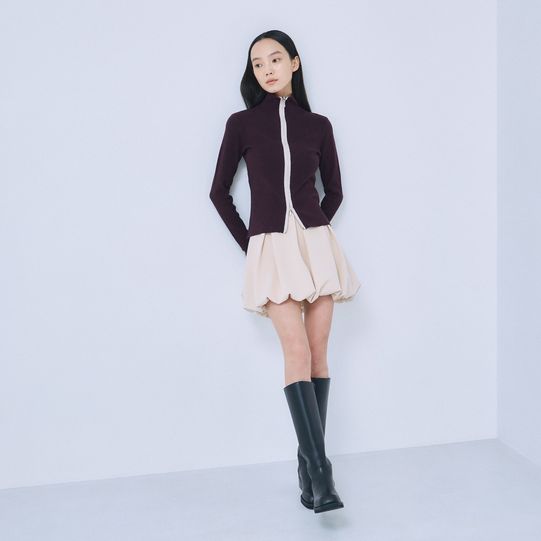 ポンチタックballoon miniスカート