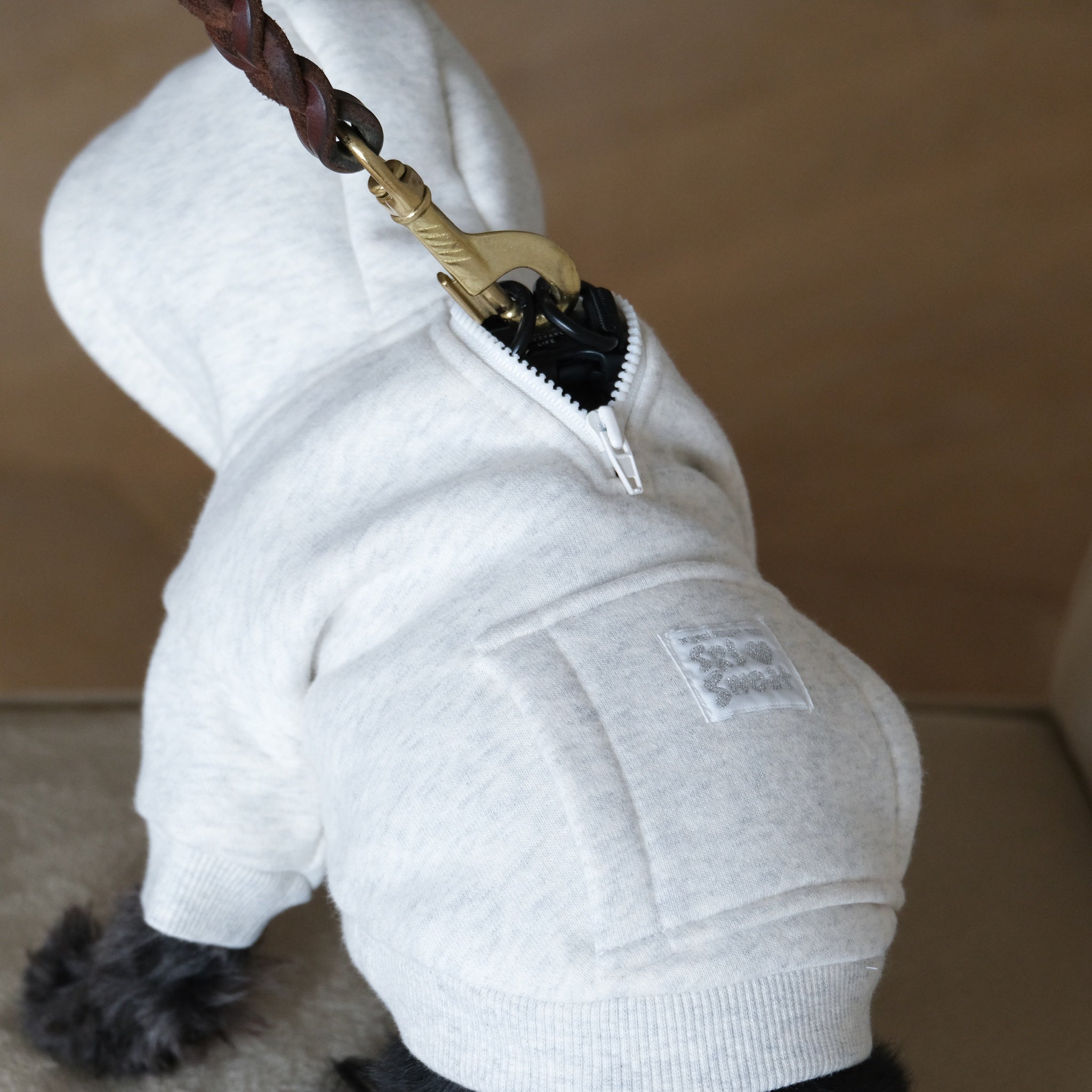 Volume Sweat ハーフZipポケット(DOG)