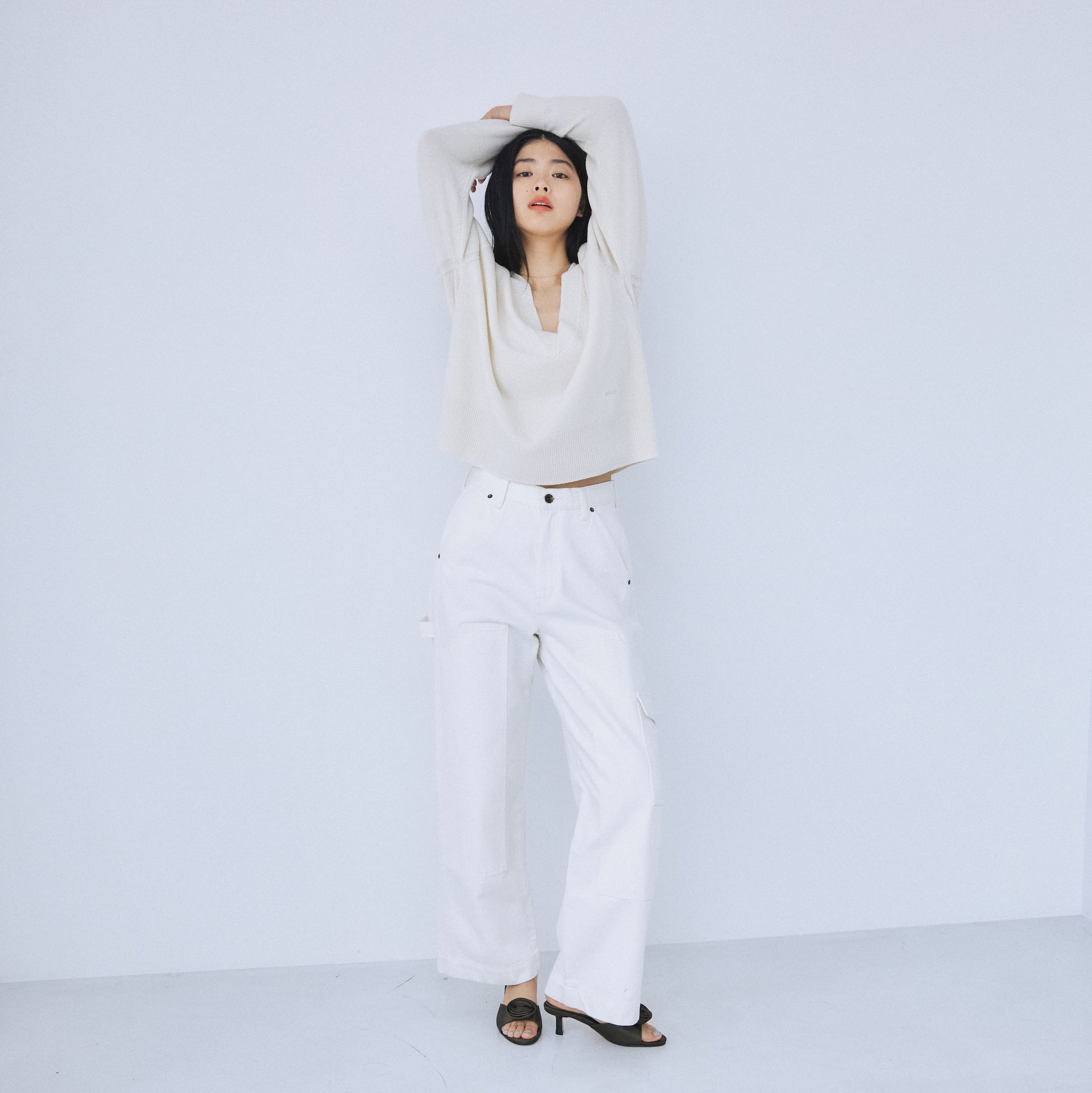 ニーパッチルーズカーゴパンツ