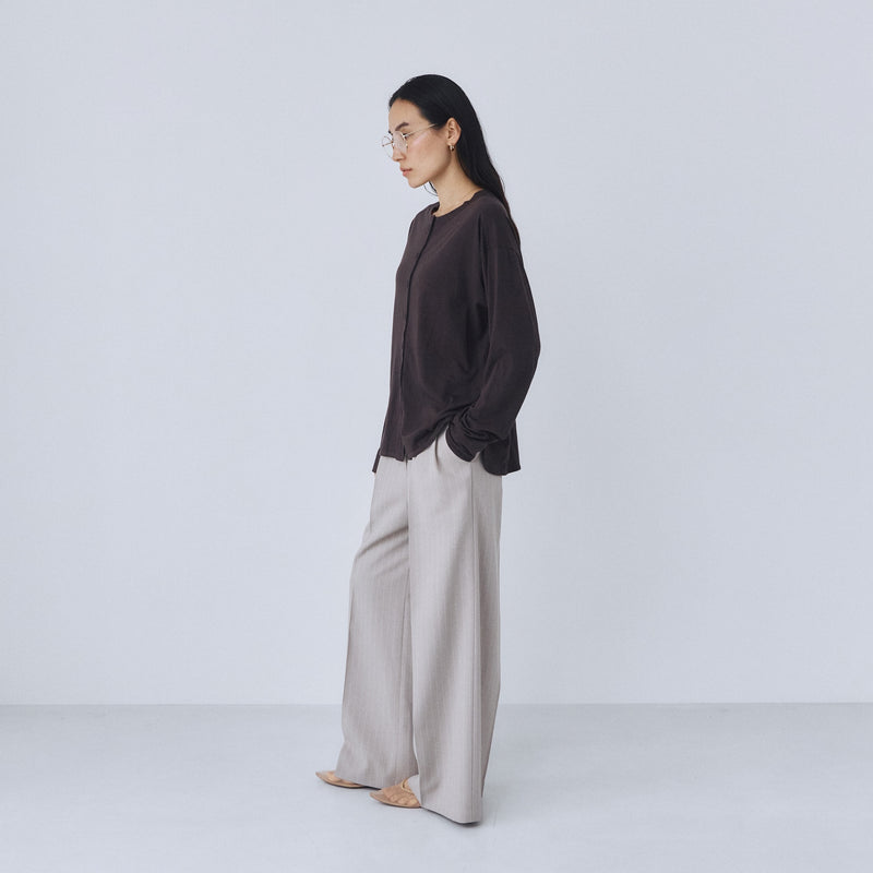 Pinstripe 2tuckスラックス