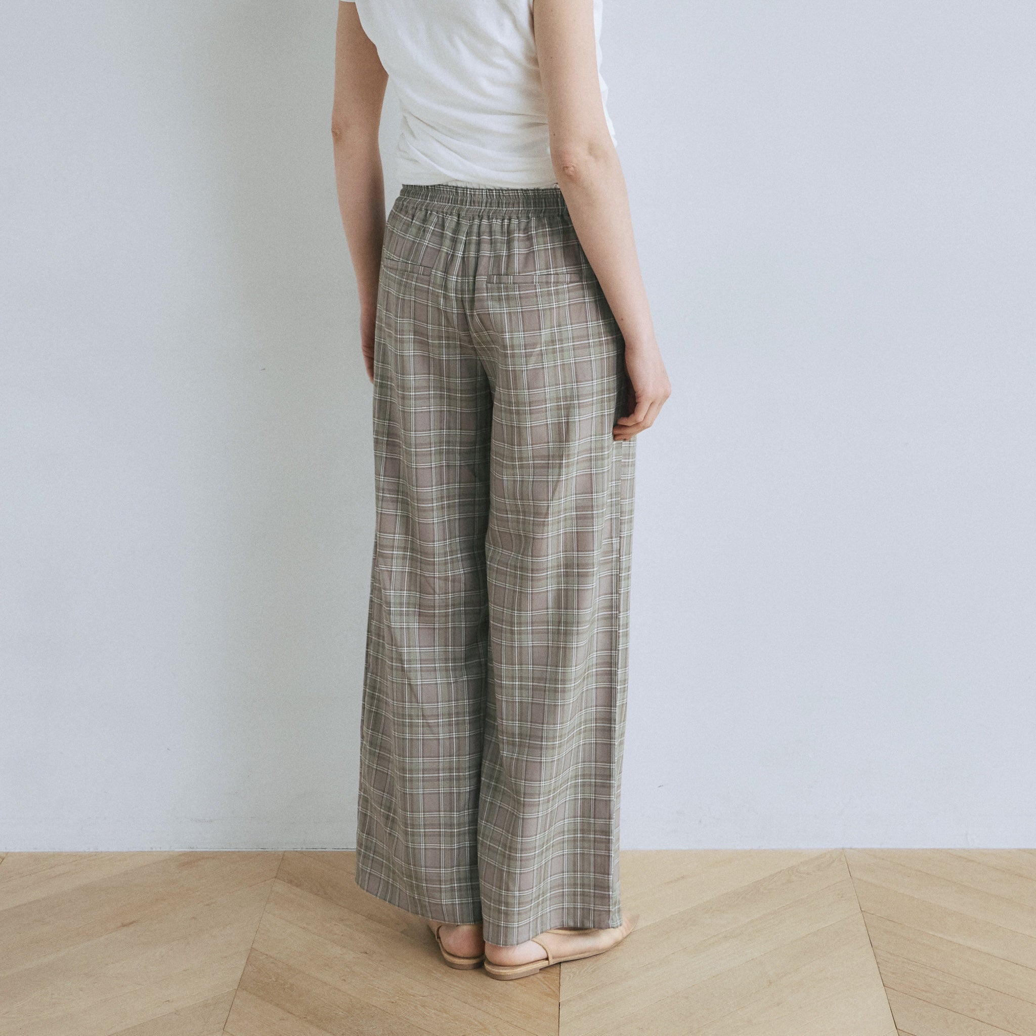 DoubleウエストRelaxパンツ