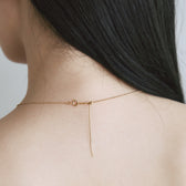 Leaf Heart Chain Necklace