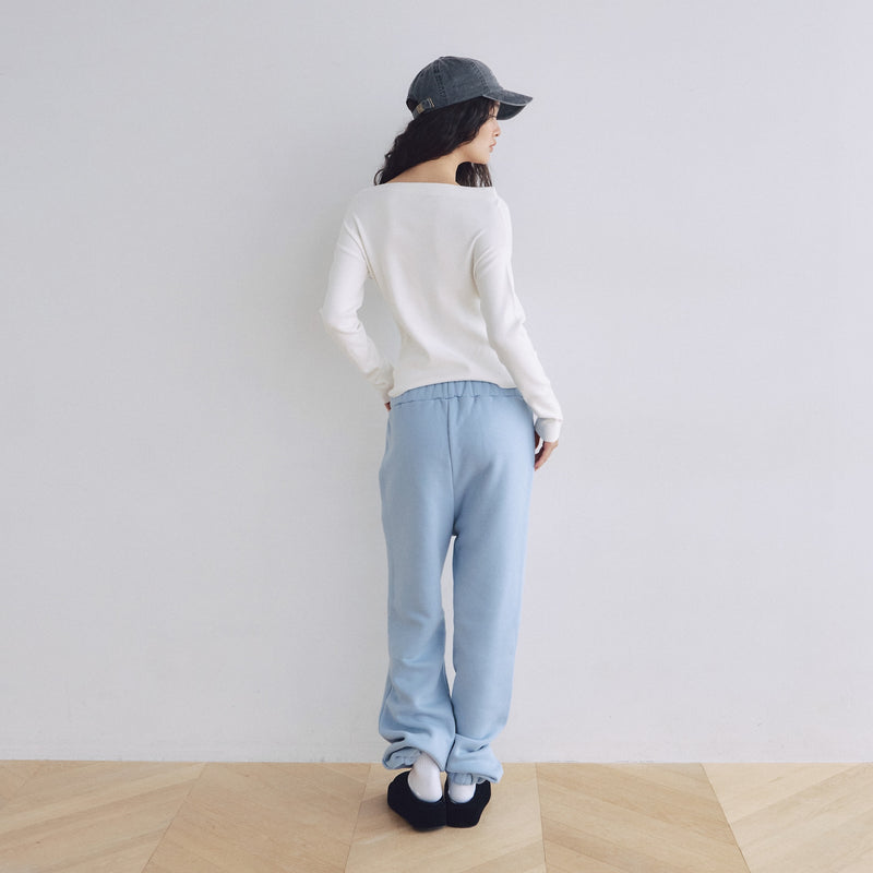 Volume Sweat ウエストギャザーパンツ