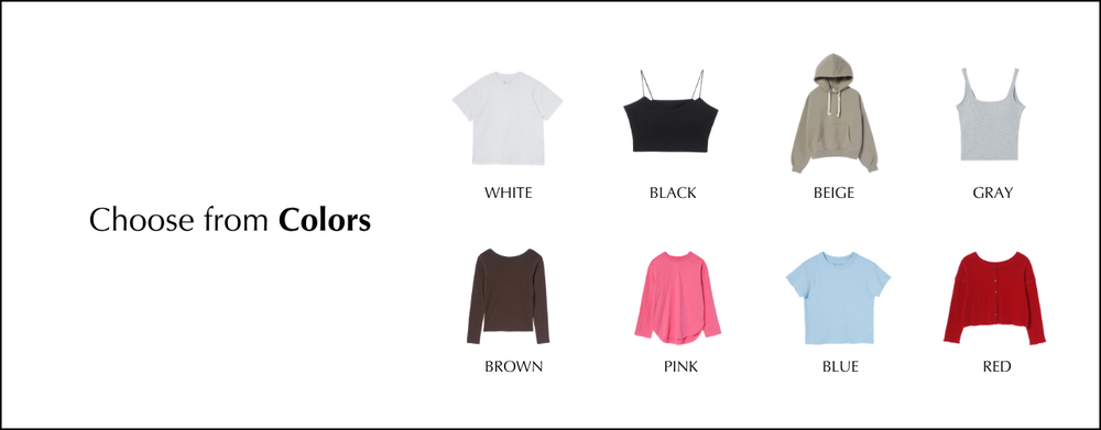 Choose from Colors