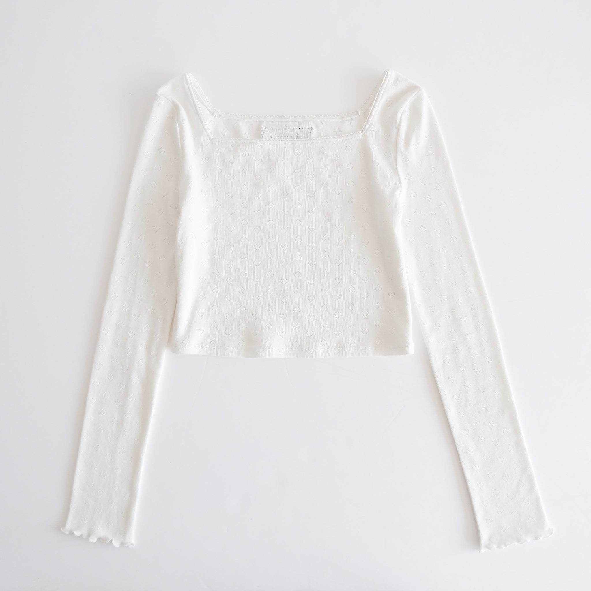 Heartlet square neckトップス