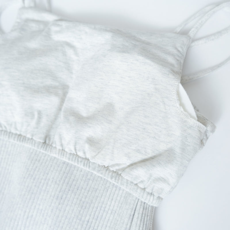 Double Strap Rib Cami Dress