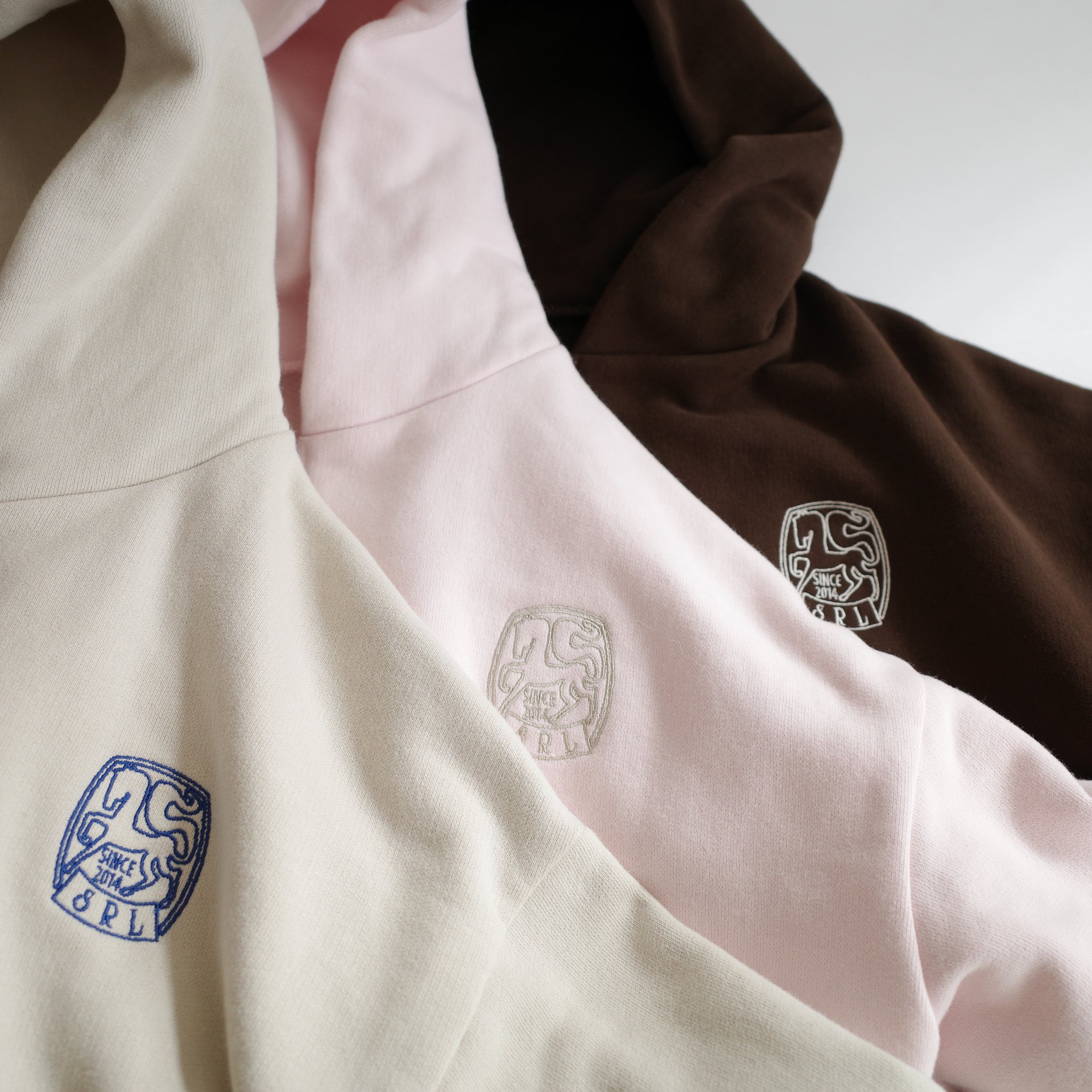 Brushed Cotton Pony Zipフーディー