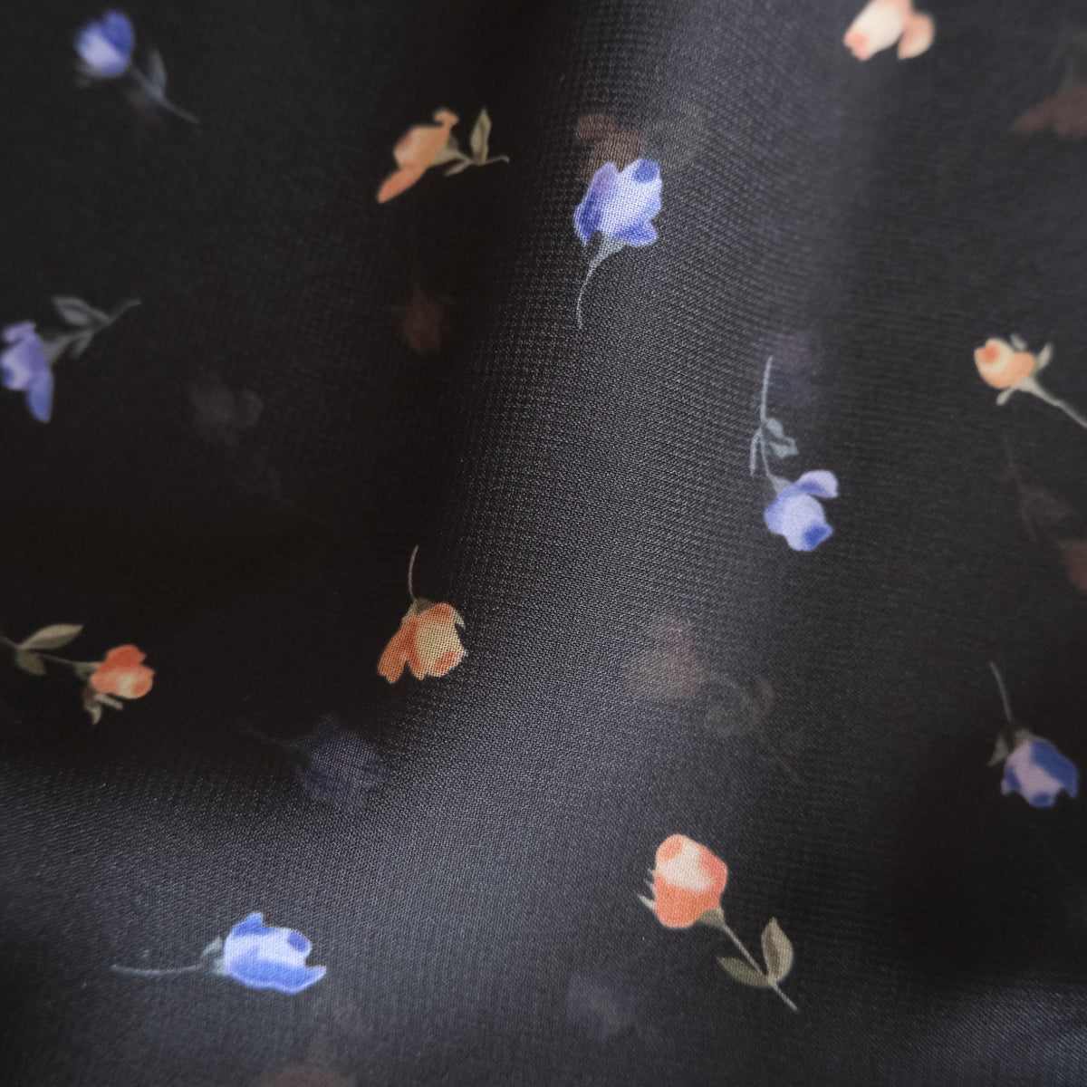 Asymmetrical Shoulder Flower Top