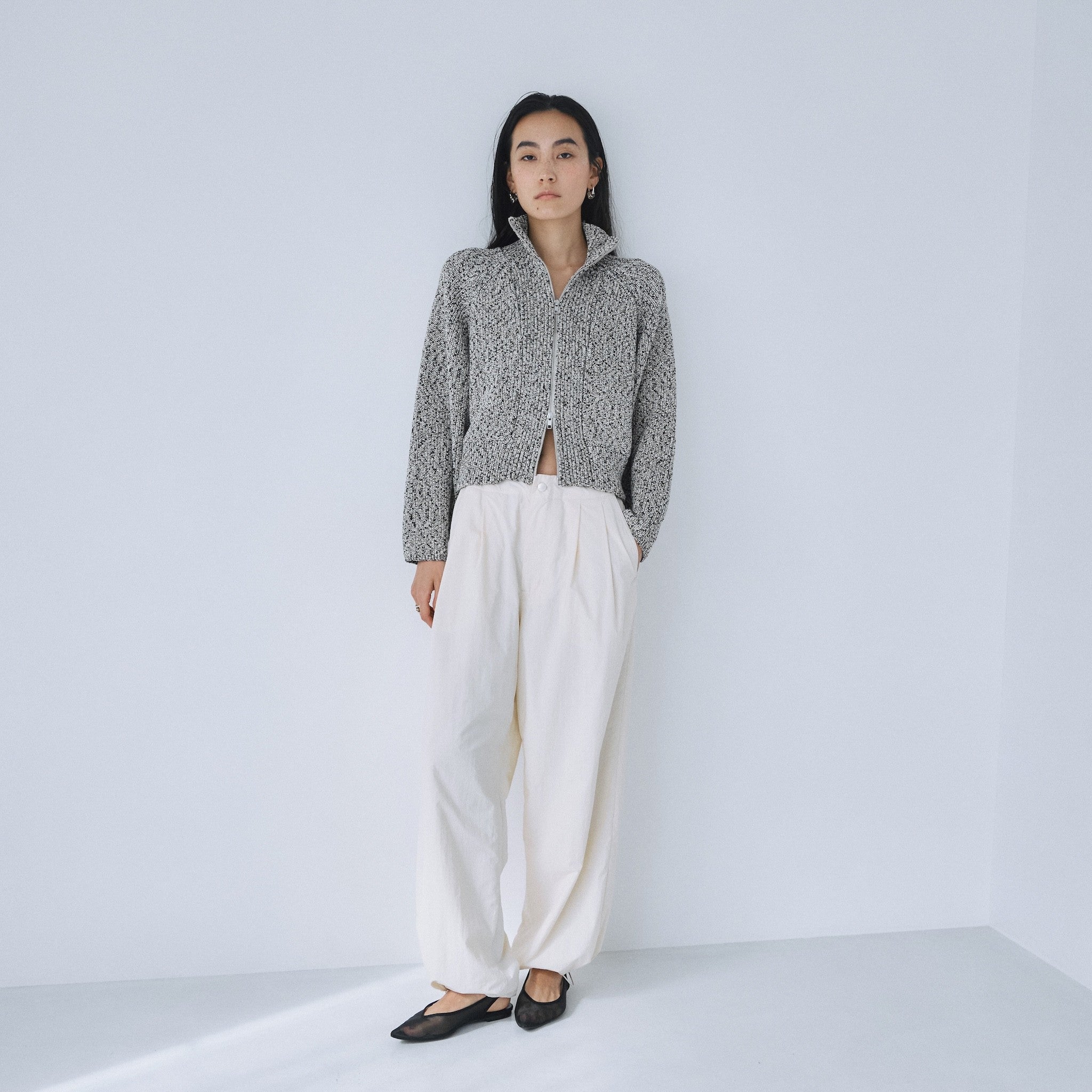 Nep Mix Zip Blouson