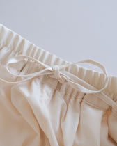 collab Relax Satin Wide-Leg Pants
