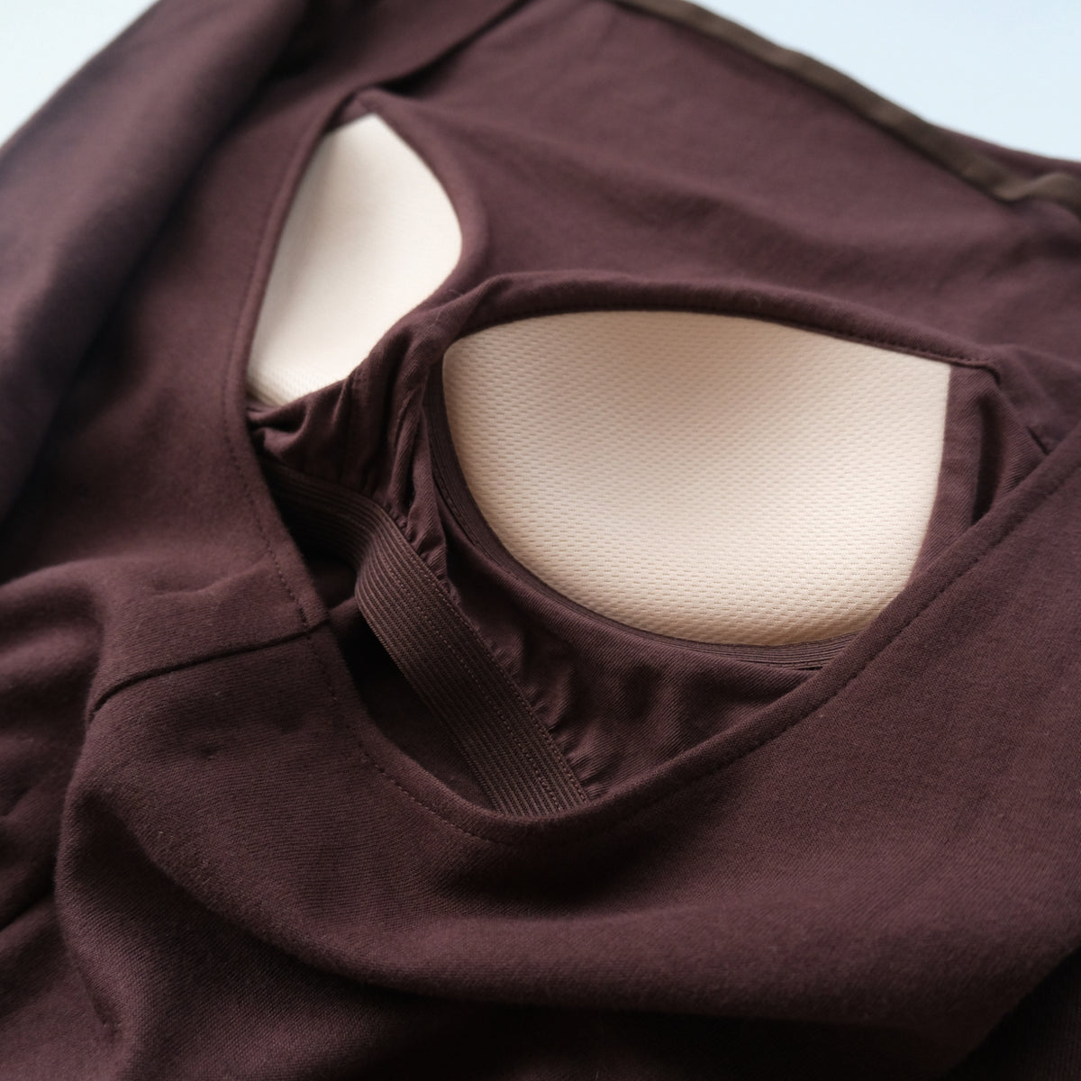 Back open Fitパッドカットワンピース