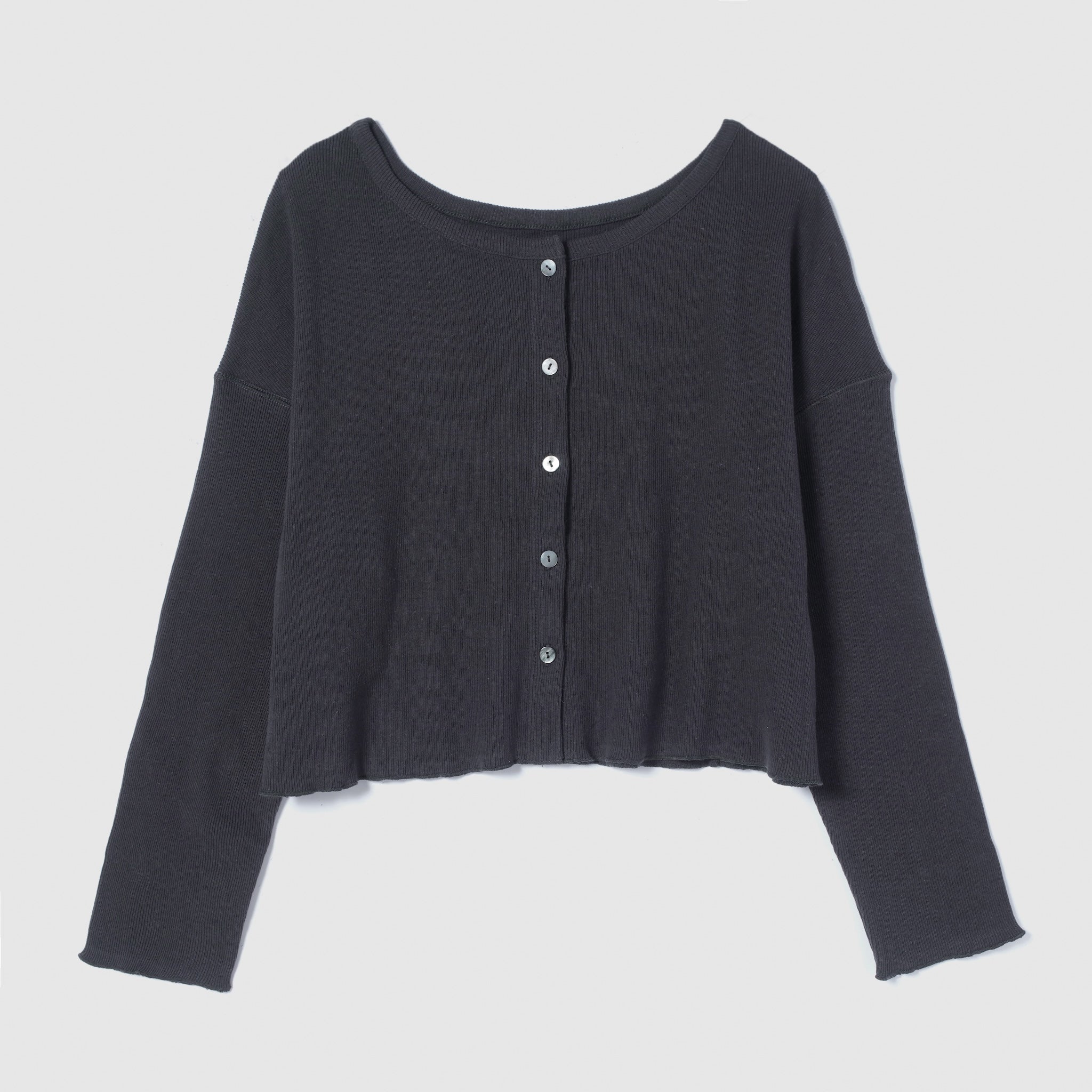 Searoomlyn cottonシャーリングminiトップス