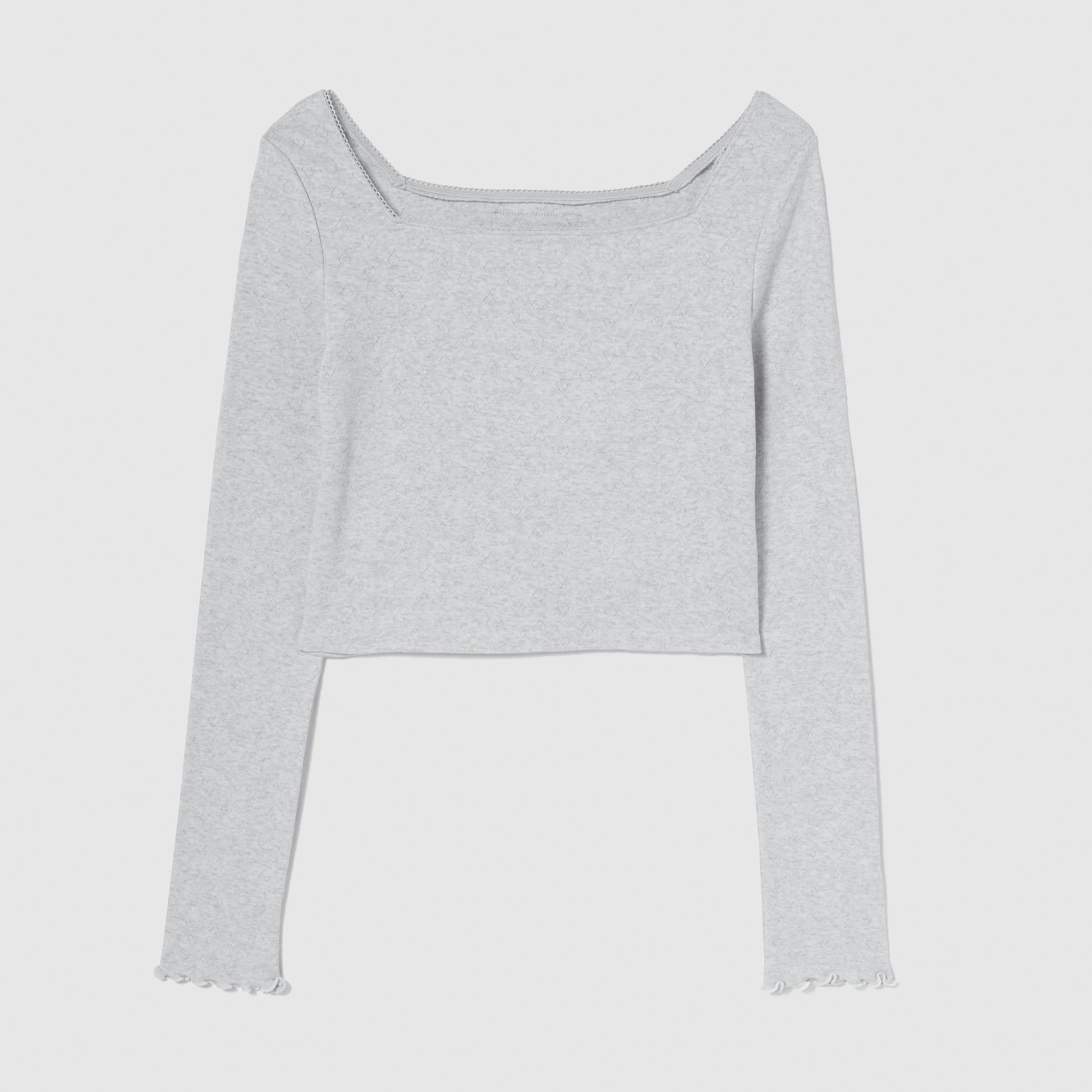 Heartlet square neckトップス