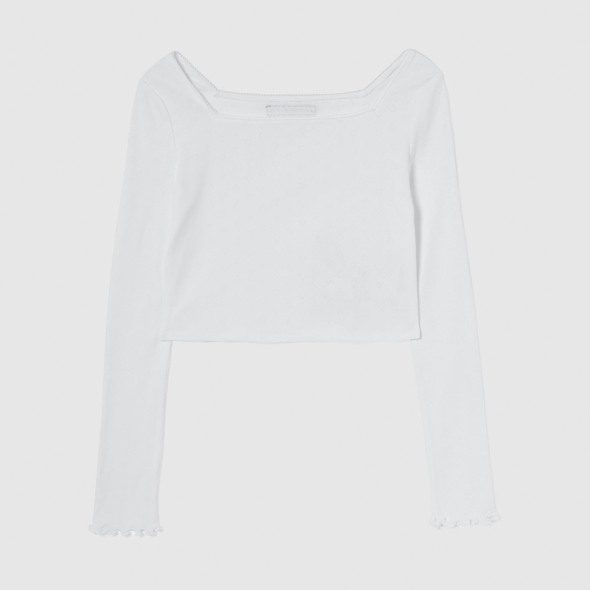 Heartlet square neckトップス