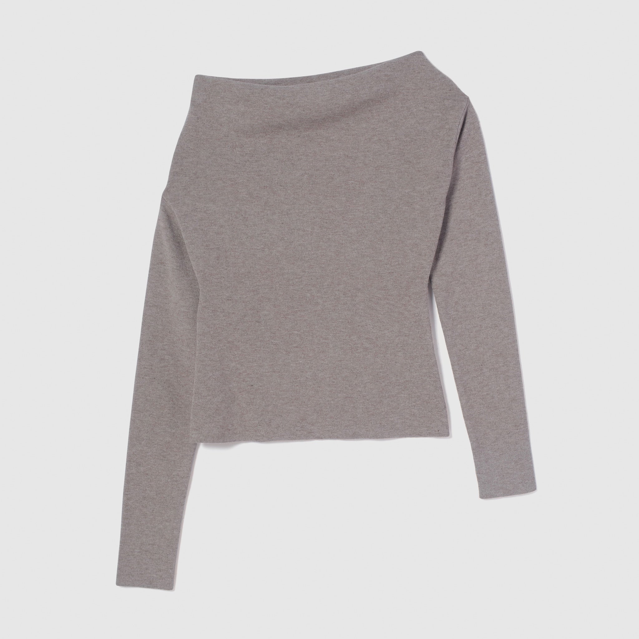 Silkytouch Asymmetry Knitトップス