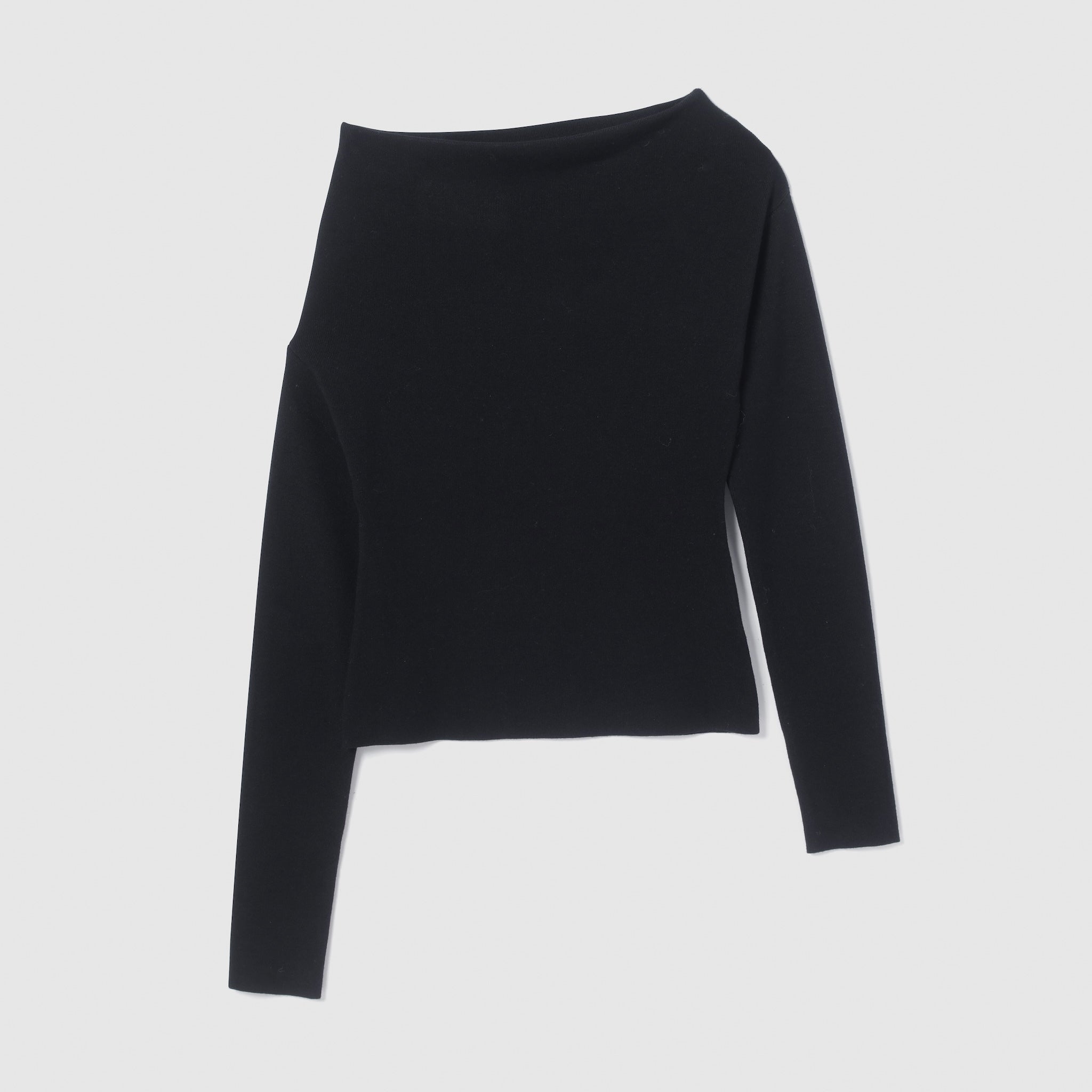 Silkytouch Asymmetry Knitトップス