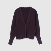 Clear Cotton Knit Cardigan