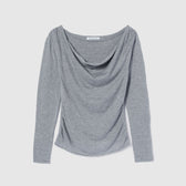 Drape Neck Knitトップス