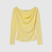 Drape Neck Knitトップス
