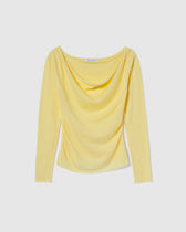 Drape Neck Knitトップス