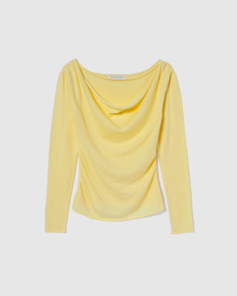 Drape Neck Knitトップス