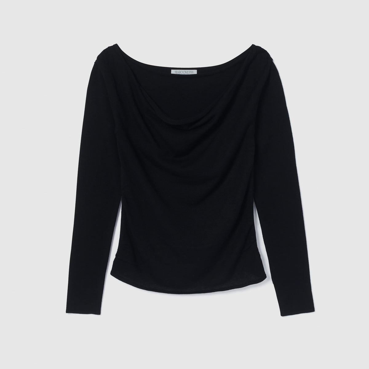 Drape Neck Knitトップス