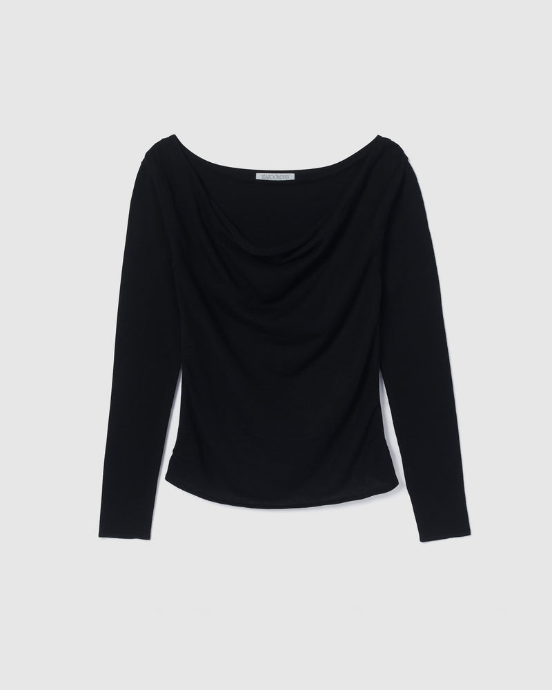 Drape Neck Knitトップス